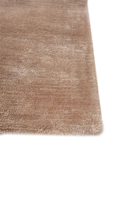 Carpet For Living room 5X8 Feet Beige And Brown Viscose Rectangle Soli ...