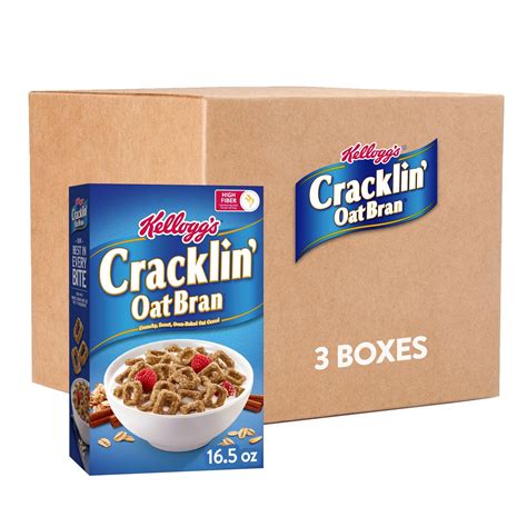 Snapklik.com : Kelloggs Cracklin Oat Bran Breakfast Cereal, Fiber ...