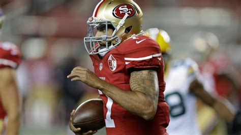 Niners QB Kaepernick refuses to stand for anthem in protest