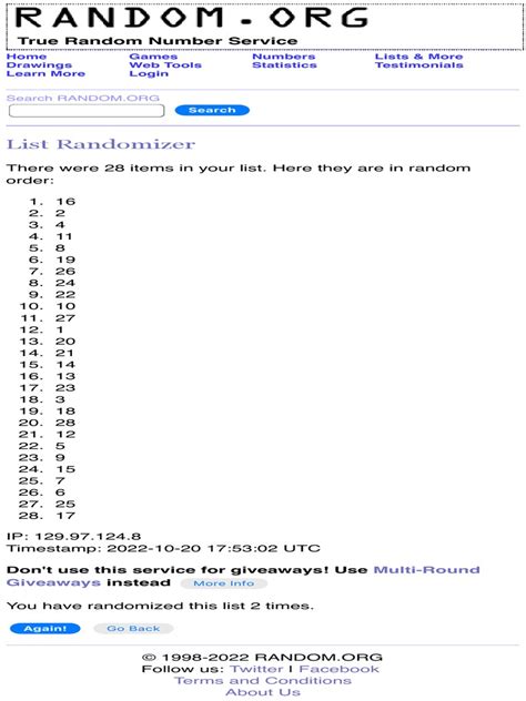 Image result for Randomizer Order