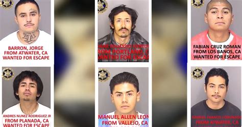 3 Of 6 Merced County Jail Inmates Who Escaped Back In Custody; Escapee ...