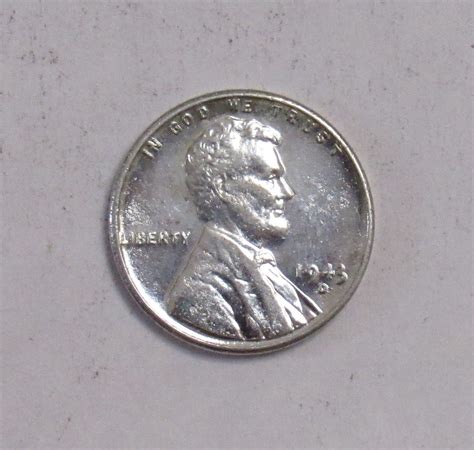 1943 D Lincoln Wheat Cent: Steel Cent, AU/BU - For Sale, Buy Now Online ...