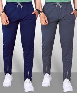 Riksaw Solid Men Dark Blue, Grey Track Pants Price in India - Buy ...