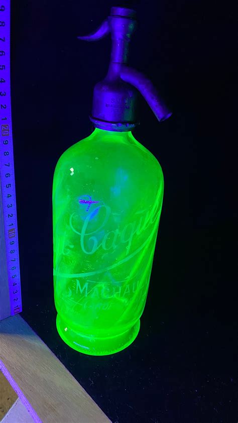 RARE BLUE Uranium Glass Antique French Bistrot Seltzer Bottle - Etsy