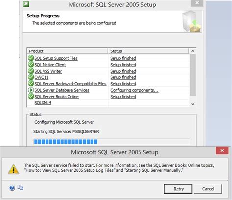 Error when installing SQL 2005 in Windows 8 Pro PC Solutions | Experts ...