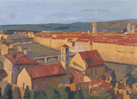 Maxwell Bennett Bates: VIEW OF FLORENCE - Hodgins Art Auctions Ltd.