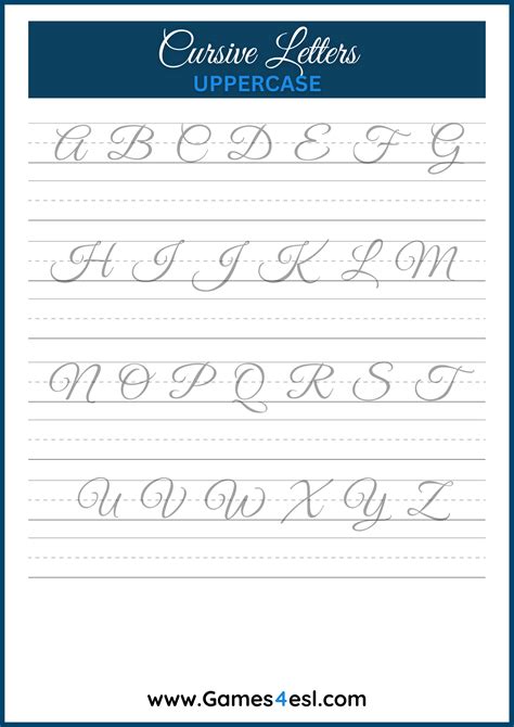 Cursive Letters Uppercase