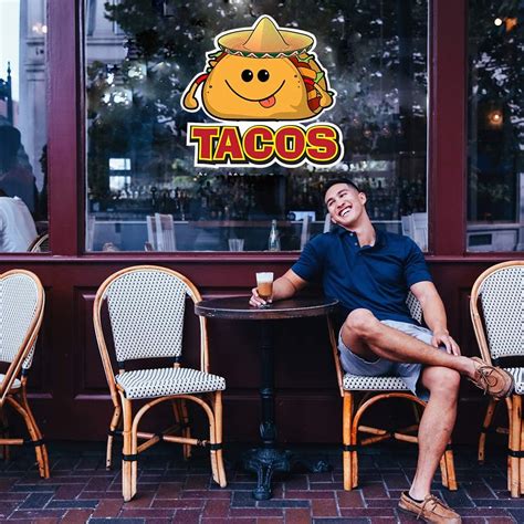 Buy Food Truck Decals Tacos Concession Restaurant Die-Cut Vinyl Sticker ...