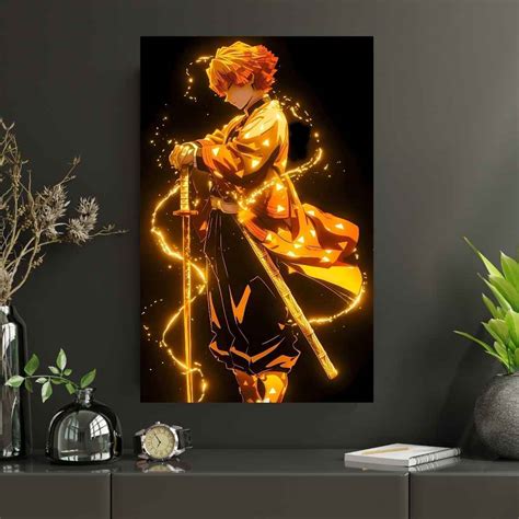 Zenitsu |#7| Demon Slayer Premium Poster – Pulp & Pixel