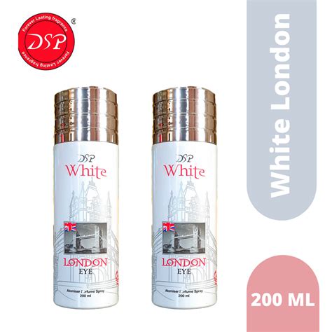 Shop DSP White London Deodorant Perfume Spray 200ml Each (Pack of 2) at ...