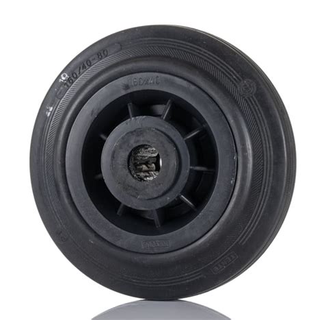 PVR160-20LM58 Tente | Tente Black Rubber Ageing Resistant Trolley Wheel ...
