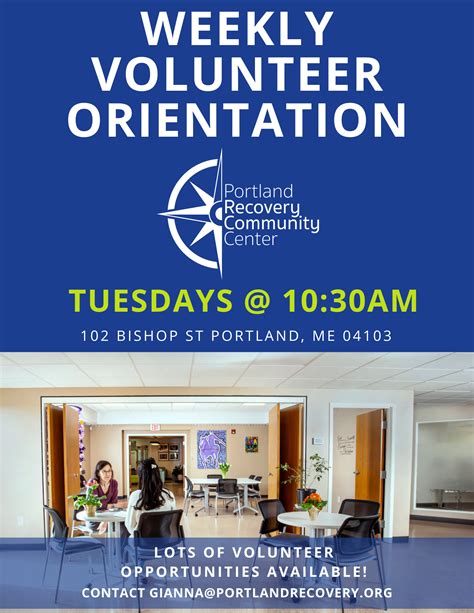 Volunteer Orientation - Portland Recovery