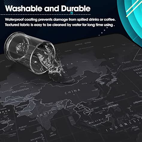 Sounce Gaming Mouse Pad, Large Extended Desk Mouse Pad, Non-Slip Spill