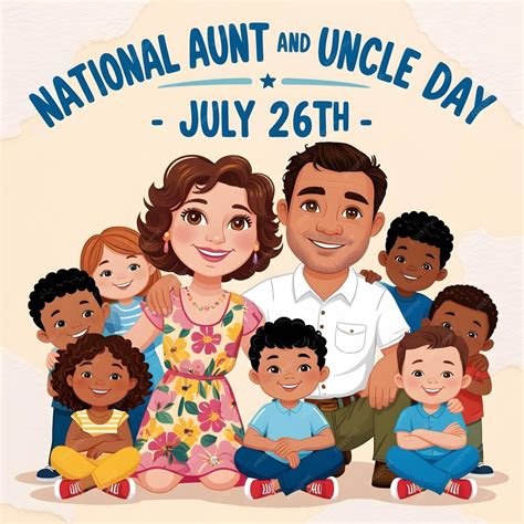 National Aunt and Uncle Day Social media template | Premium AI ...