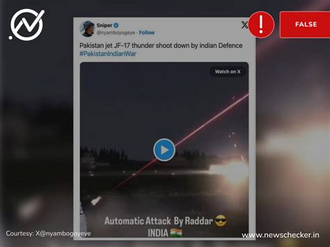 Viral Video Claiming To Show Pak JF17 Thunder Being Shot Down Is ...