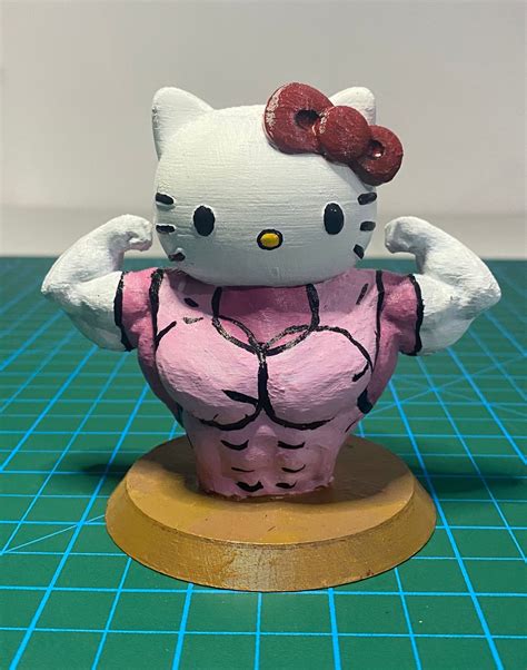 buff hello kitty by Xmakergt | Download free STL model | Printables.com