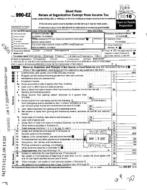 Fillable Online PDF Form 900-EZ - Foundationcenter Fax Email Print ...
