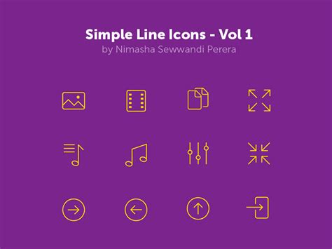 Simple Line Icons Free 的图像结果