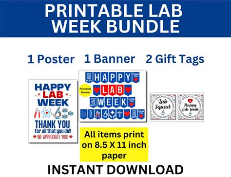 Image result for Lab Week Printables