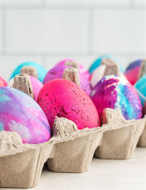 7 Cool Ways to Decorate Easter Eggs - Crafts by Amanda - Easter Crafts