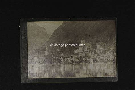 Kabinettfoto Hallstatt um 1880, Foto anonym - Wiener Werkstätte Postkarten