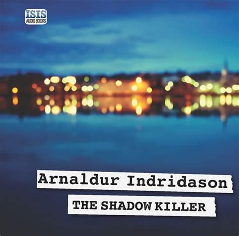 The Shadow Killer : Indridason, Arnaldur, Barrett, Sean: Amazon.in: Books