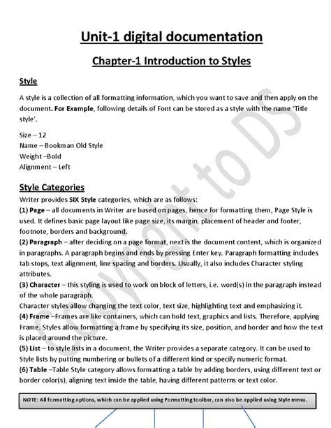 IT Notes: Unit 3 - Digital Documentation & Database Management - Studocu