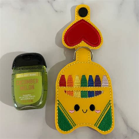 Crayon Keychain, Hand Sanitizerholder, Hand Sanitizercase, Sanitizers ...