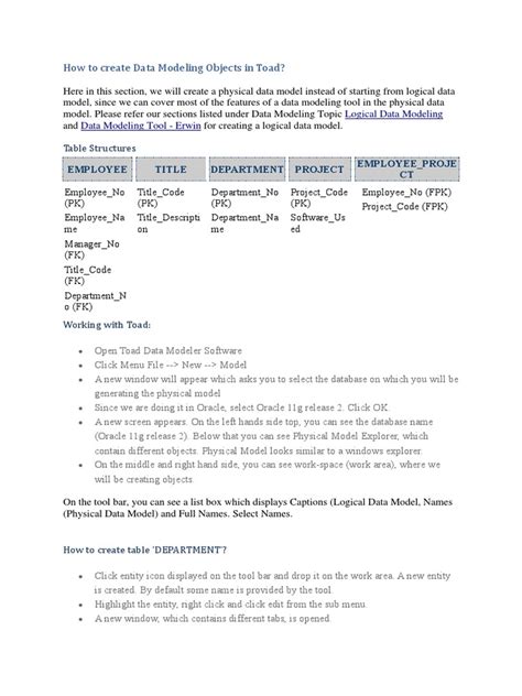 How to Use Toad Data Modeler Tutorial 的图像结果