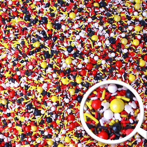 SPRINKLEPOP Sprinkle Pop Mouse Ears Sprinkle Mix| Black Red India | Ubuy