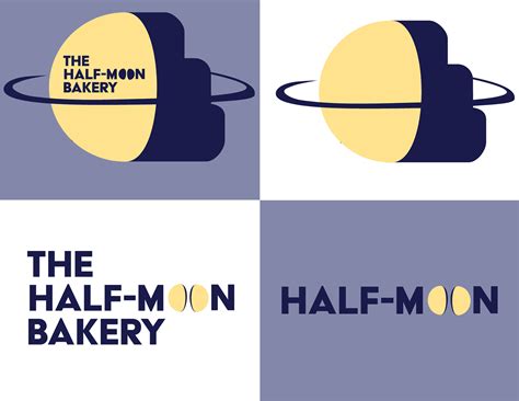 The Half-Moon Bakery logo :: Behance