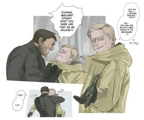 chris redfield and ethan winters (resident evil and 1 more) drawn by ...