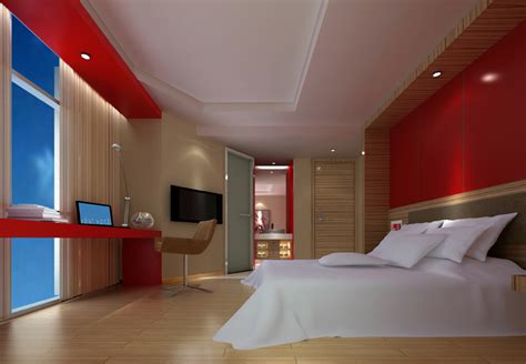 欧式酒店客房设计图__室内设计_环境设计_设计图库_昵图网nipic.com