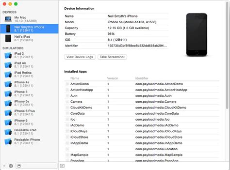 Image result for Xcode Devices Window