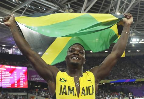 Jamaica's Omar McLeod wins 110m hurdles world title