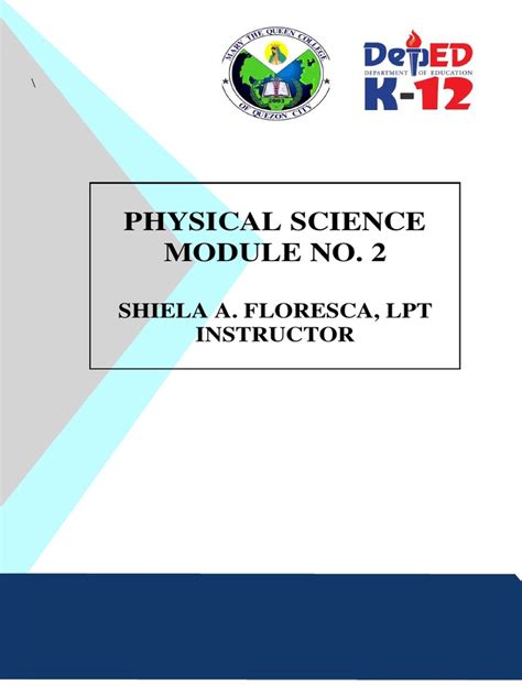 Image result for Physical Science Module 2