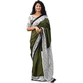 JALTHER Handicrafts Women's Ikat Hand Block Print Jaipuri Cotton Mulmul ...