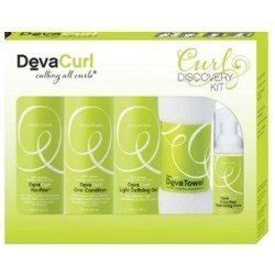DevaCurl Curl 3-Step Discovery Kit with No-Poo, One Condition & Light ...