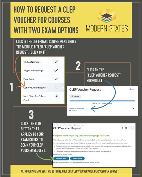 How to Request a CLEP Voucher for Courses with Two Exam Options ...