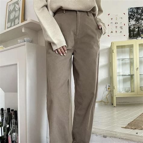 Dazy brown trouser pants Size: small Dickies pants... - Depop