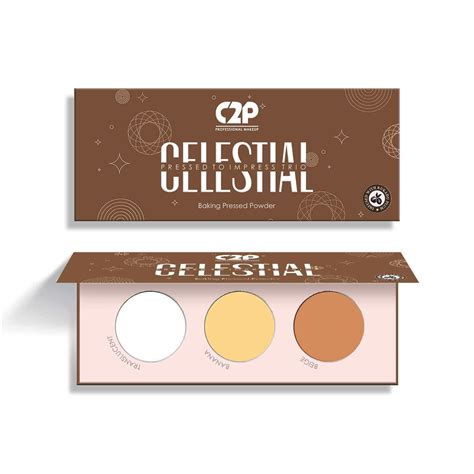 CELESTIAL PRESSED TO IMPRESS TRIO ,BAKING PRESS POWDER (BEIGE BANANA ...