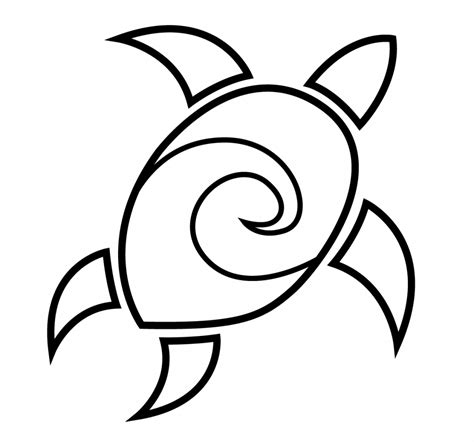 Simple Sea Turtle Drawing at PaintingValley.com | Explore collection of ...