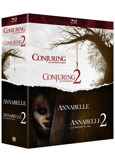 Buy Annabelle 1 et 2 + Conjuring 1 et 2 COFFRET BLU-RAY NEUF Online at ...
