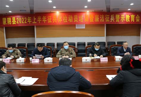 2022年上半年全县征兵体检动员培训会在我院召开_蒙阴县人民医院官网