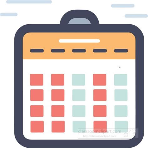 Calendar Schedule Clip Art