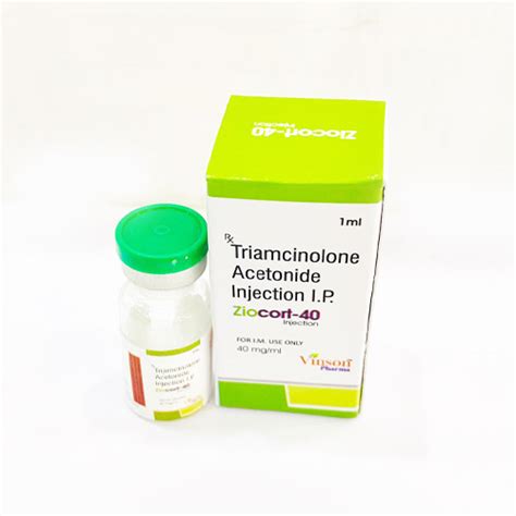 Ziocort-40 Injections Vintek Pharmaceuticals
