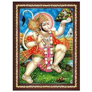 Pavan Photo Laminations Lord Hanuman Ji Hanumanji Jai Bajrangbali Wall ...