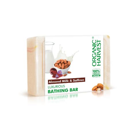 Buy Organic Harvest Luxurious Bathing Bar: Almond Milk & Saffron ...