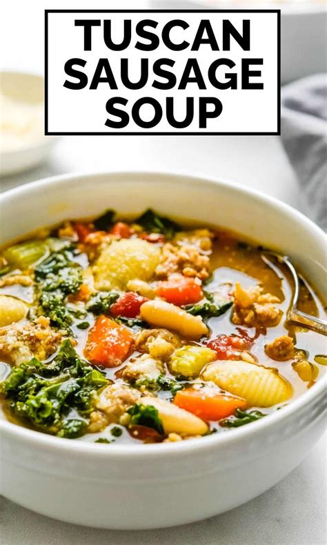 Tuscan Sausage Soup