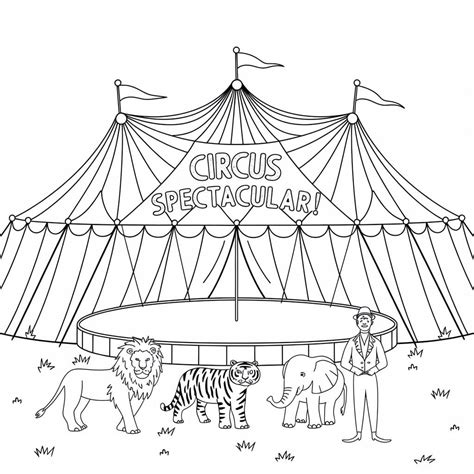 Circus coloring pages - ColoringLib